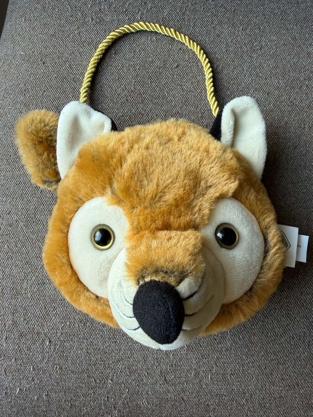 Kid's Plush Fox Face Small  Purse Wild  Animal Adventure
